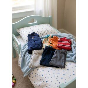 Baby Boy Clothing Lot 12M Kid Connection & Carters Includes Hoodie Rompers T-Shi